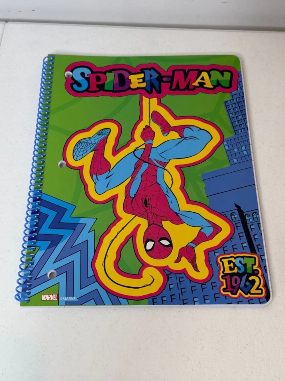 Marvel Spider-Man 3 Piece School Set Folders Journal Pencil Pouch New